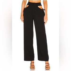 NWOT Superdown Benny Cut Out Pants Black